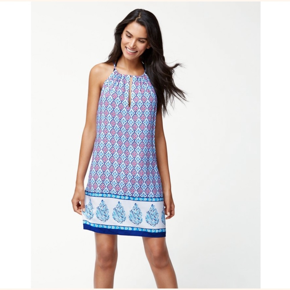 Tommy Bahama Marjorelle Jardin High-Neck Dress